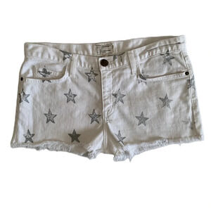 Current/Elliott‎ Sugar w/ Metallic Stars The Boyfriend Shorts Size 25